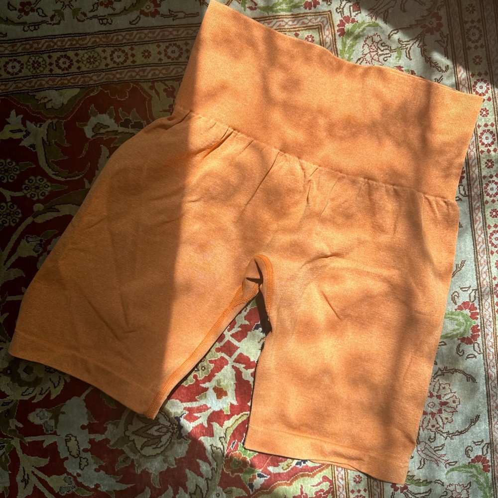 NVGTN Women's Orange Shorts - Picture 3 of 7